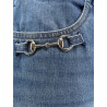 Blue denim jeans