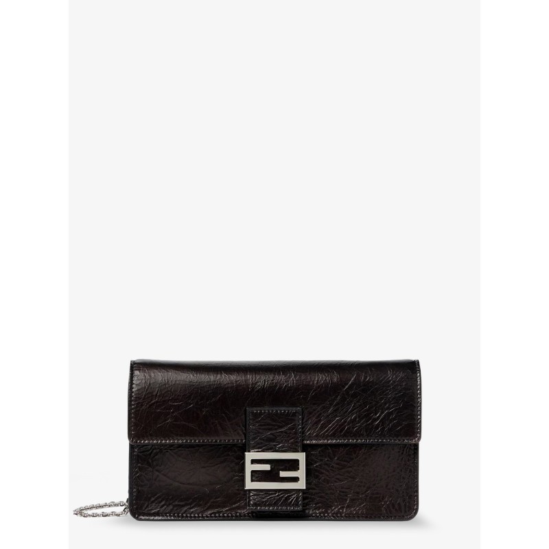 Wallet on Chain Tube leather crossbody bag