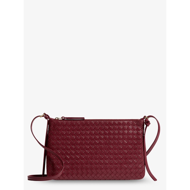 Piccolo Intrecciato Clutch with shoulder strap