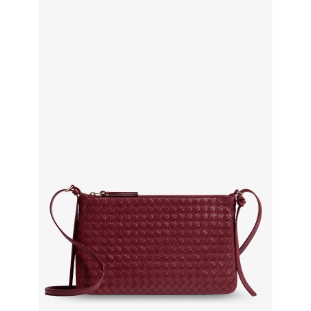 Piccolo Intrecciato Clutch with shoulder strap