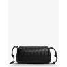 Notturno clutch bag with leather shoulder strap