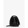 Notturno clutch bag with leather shoulder strap