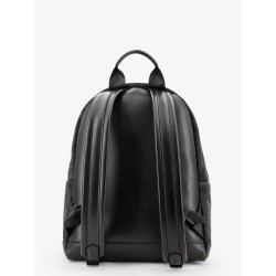 Suede backpack with maxi zip on the front