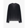Cotton Henley T-shirt with a washed-out effect