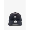 Cotton cap with embroidered logo on the front