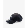 Cotton cap with embroidered logo on the front