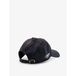Cotton cap with embroidered logo on the front