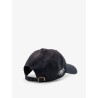 Cotton cap with embroidered logo on the front