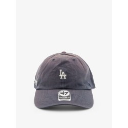 Cotton cap with embroidered logo on the front