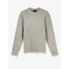 Wool and viscose blend sweater