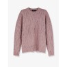 Wool and viscose blend sweater