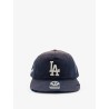 Cotton hat with embroidered logo on the front