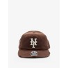 Cotton cap with embroidered logo on the front