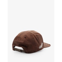 Cotton cap with embroidered logo on the front