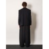 Wool blazer with modal insert