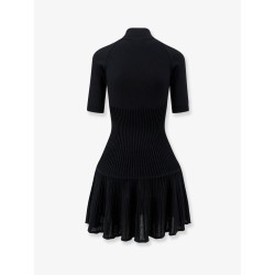Crinoline wool blend short dress