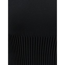 Crinoline wool blend short dress