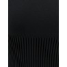 Crinoline wool blend short dress