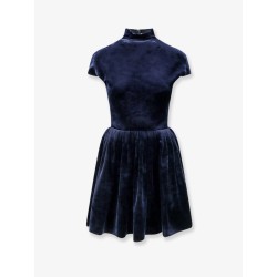 Short velvet dress