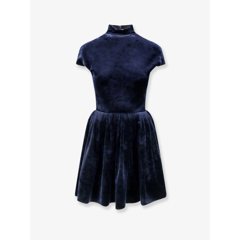 Short velvet dress