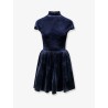 Short velvet dress