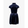Short velvet dress