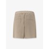 Viscose and linen blend bermuda shorts