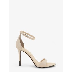 Leather sandals with Monili detail