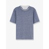 Linen and cotton blend T-shirt