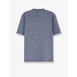 Linen and cotton blend T-shirt