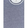 Linen and cotton blend T-shirt