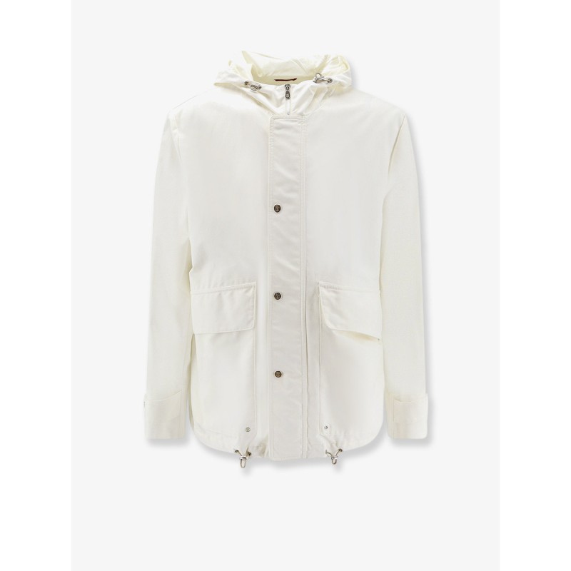Cotton and nylon blend jacket