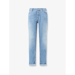 Blue denim jeans