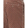 Nylon swim shorts with all-over micro pattern