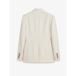 Raw lapel blazer