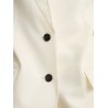 Raw lapel blazer