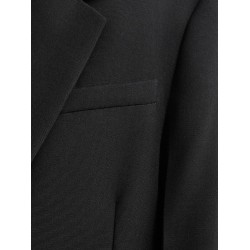 Tailored wool blend blazer