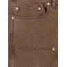 Cargo cotton bermuda shorts with distressed effect