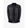 Sleeveless leather jacket