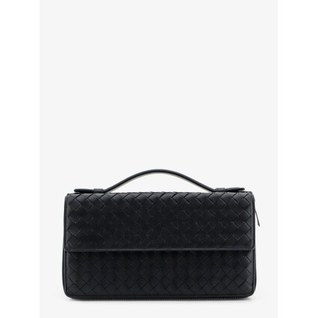 Leather wallet with Intrecciato pattern