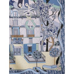 Dior Avenue 90 silk foulard
