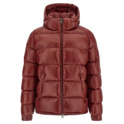 Semi-gloss quilted down jacket