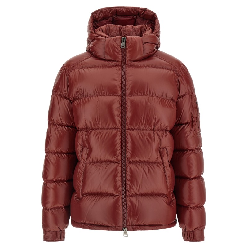 Semi-gloss quilted down jacket