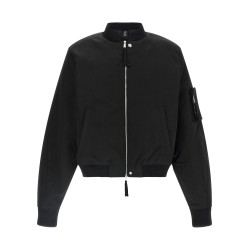 Zipped bomber jacket