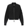 Zipped bomber jacket