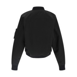 Zipped bomber jacket