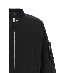 Zipped bomber jacket