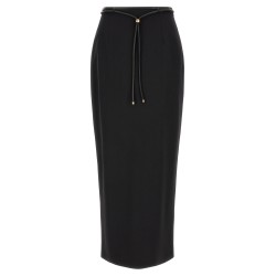 Skirt with drawstring belt
