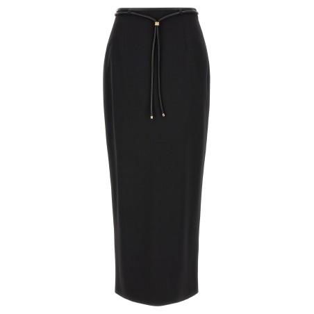 Skirt with drawstring belt