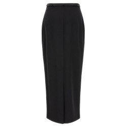 Skirt with drawstring belt